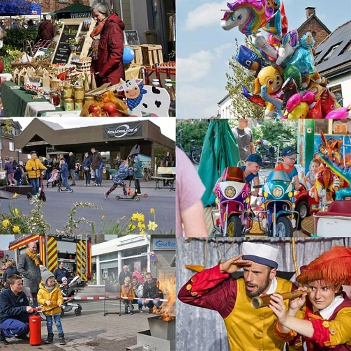 Collage vom Maiensonntag in Rhede © Stadt Rhede