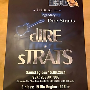 Live-Konzert "Dire Strats" im Rhee-Tona © Stadt Rhede